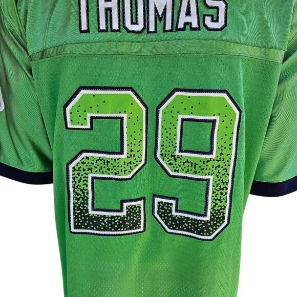 Nike NFL On Field Seattle Seahawks Earl Thomas #29 Jersey Men’s 48 Green Blue - Picture 10 of 14